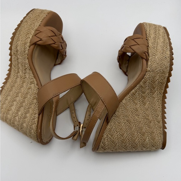 Xappeal Women's Brown Woven Wedges - Picture 2 of 8